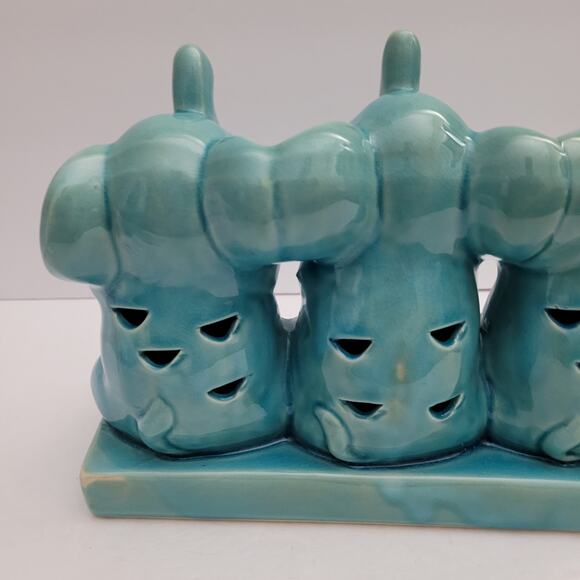 Three Wise Sitting Elephants See No Hear No Speak No Evil - Picture 9 of 12